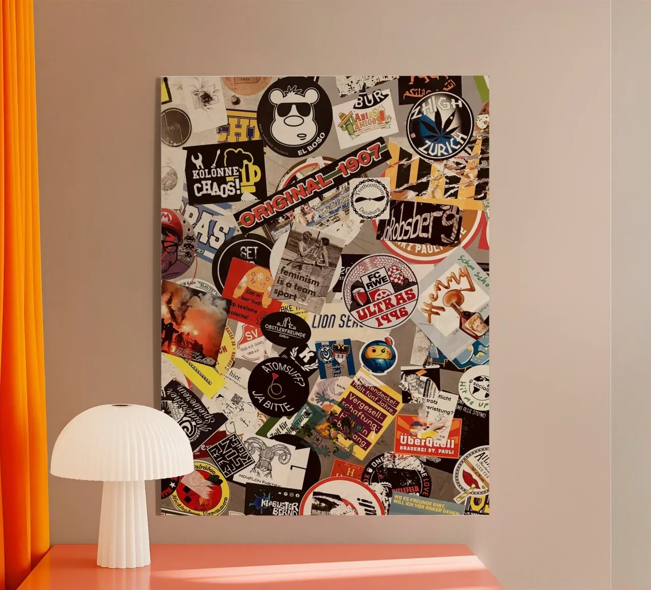 Kuddelmuddel I plexiglass da ChiasMata CozMos