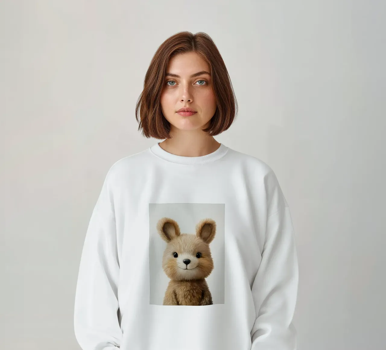 Teddy bear Luis sweatshirt by Carinaprint