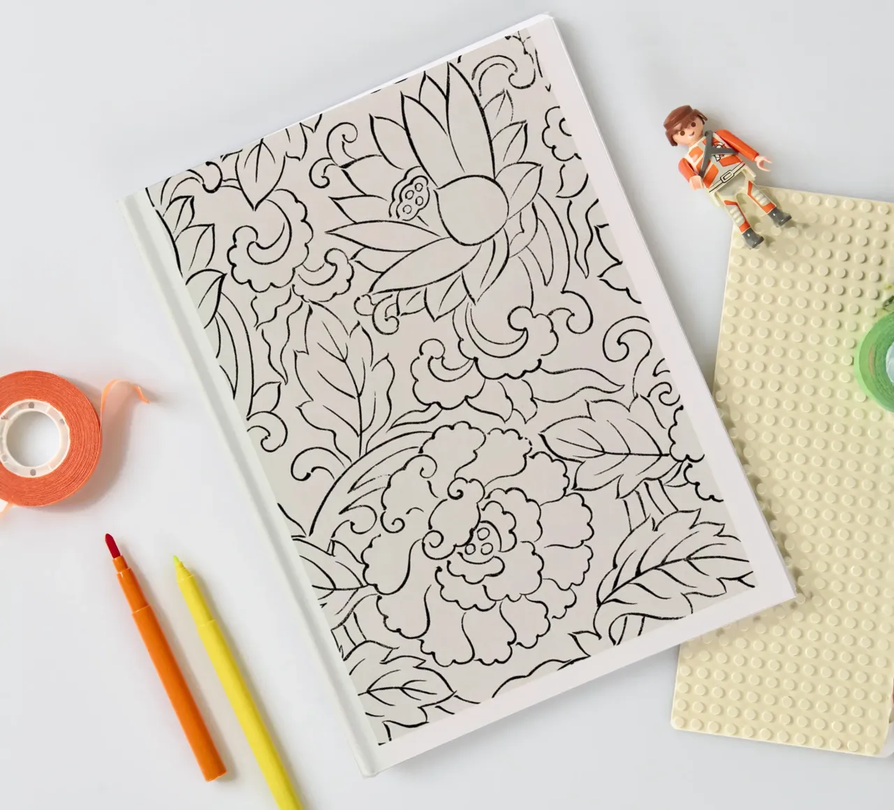 Tomoki - Vintage Woodblock Print notebook by Vintage by JUNIQE