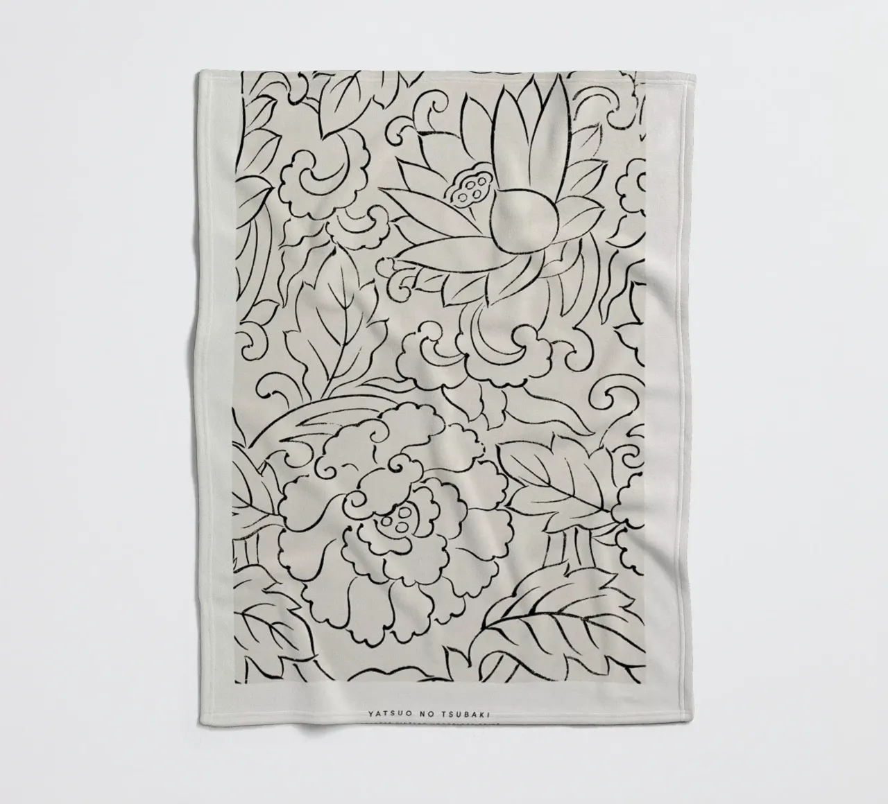 Tomoki - Vintage Woodblock Print coperta in pile da Vintage by JUNIQE