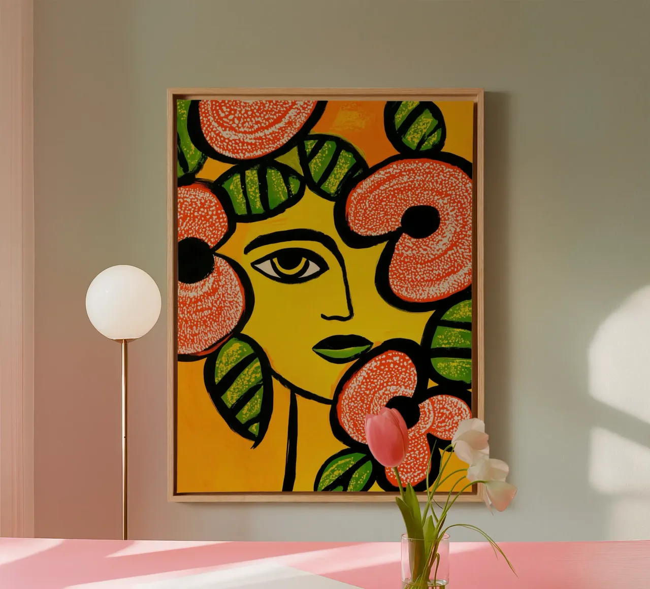 Portrait of the observer | A spring picture canvas by Autofocus