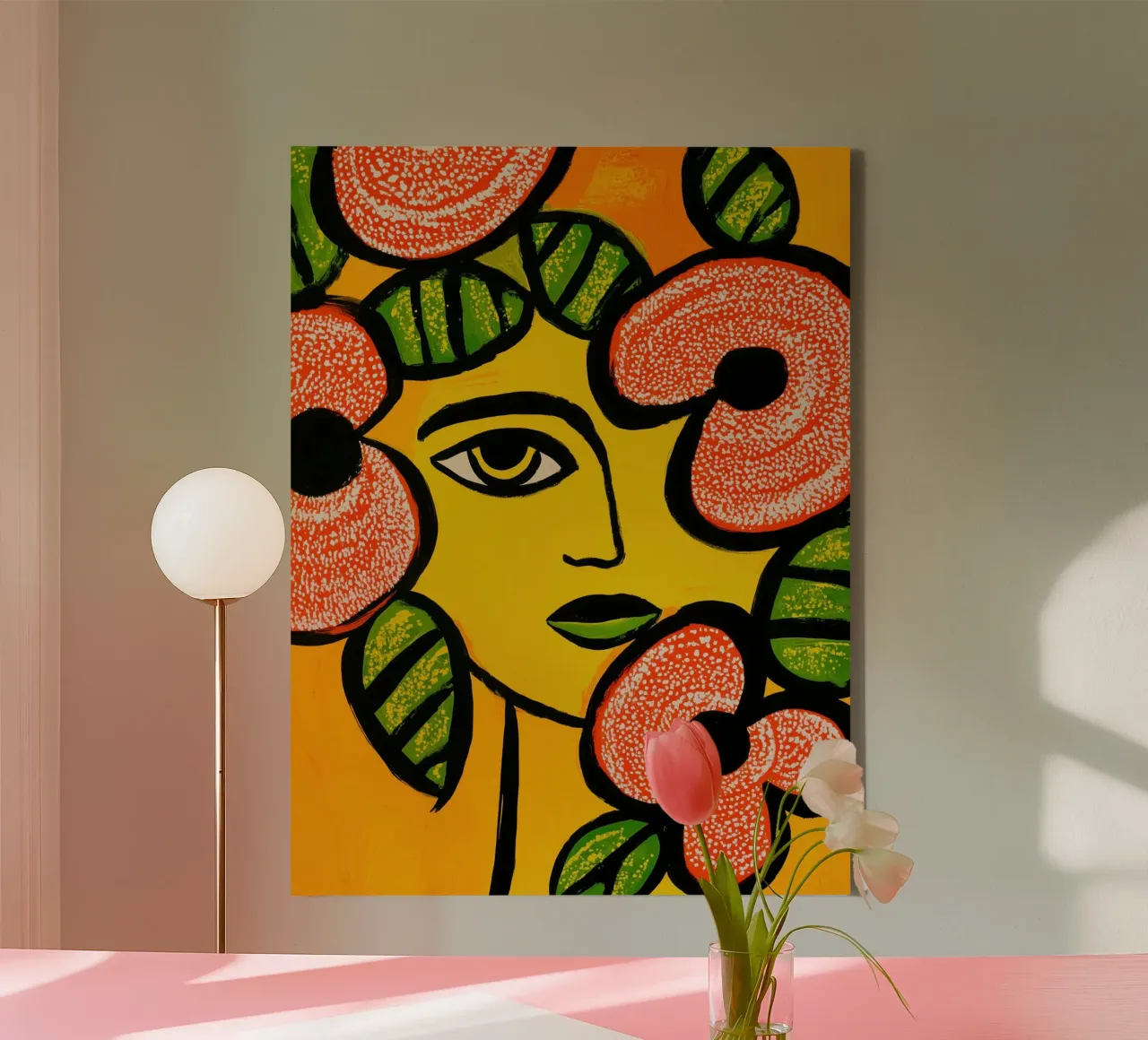 Portrait of the observer | A spring picture canvas by Autofocus