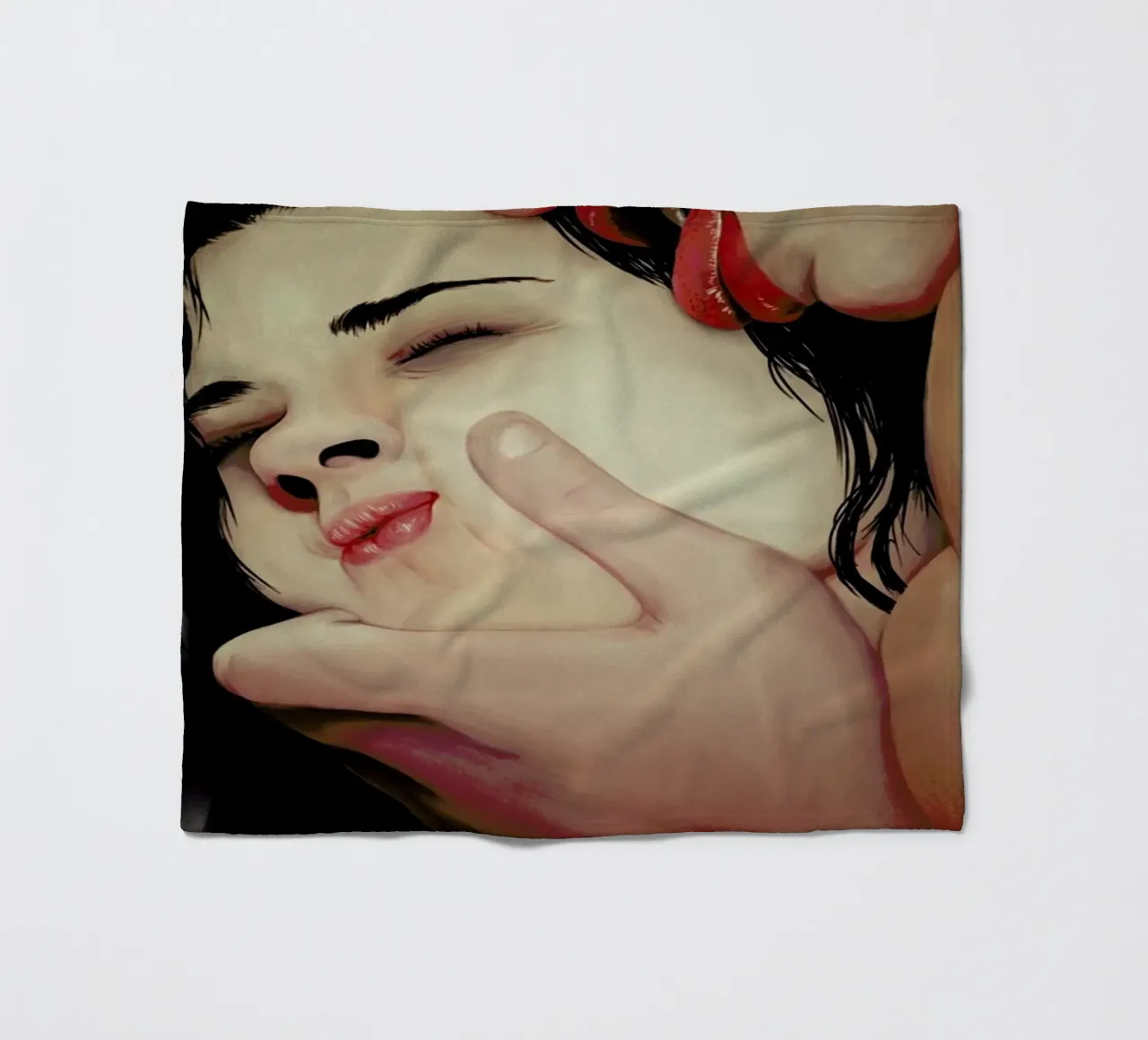 Lick Fleecedecke von Musya