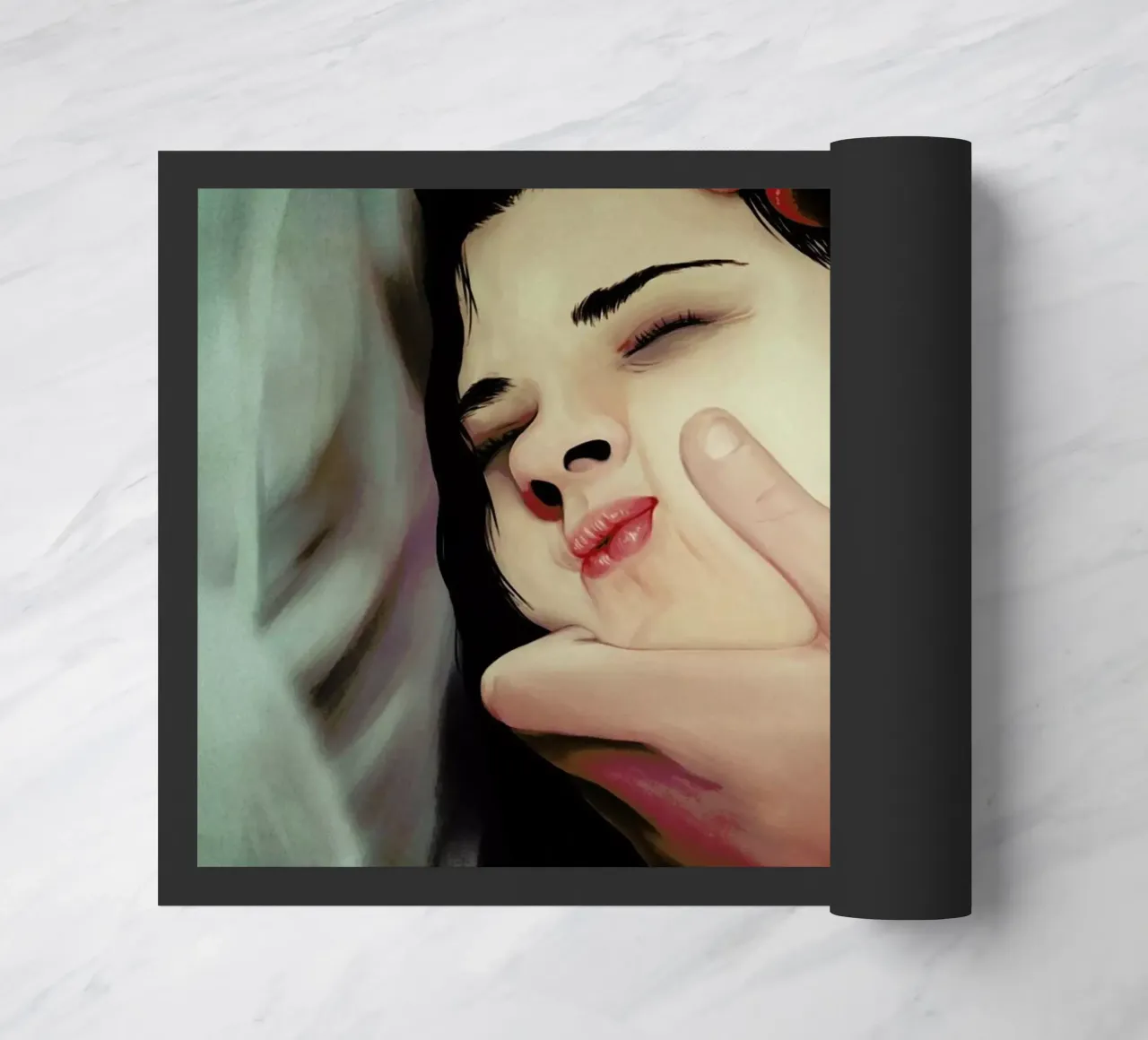 Lick doormat by Musya