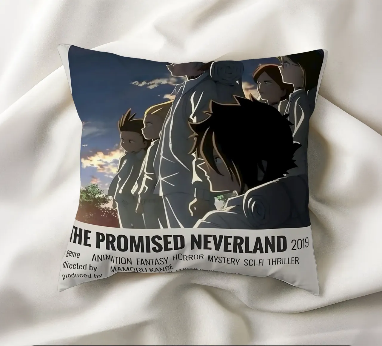 THE PROMISED NEVERLAND 2019 decorative cushion by Totoya