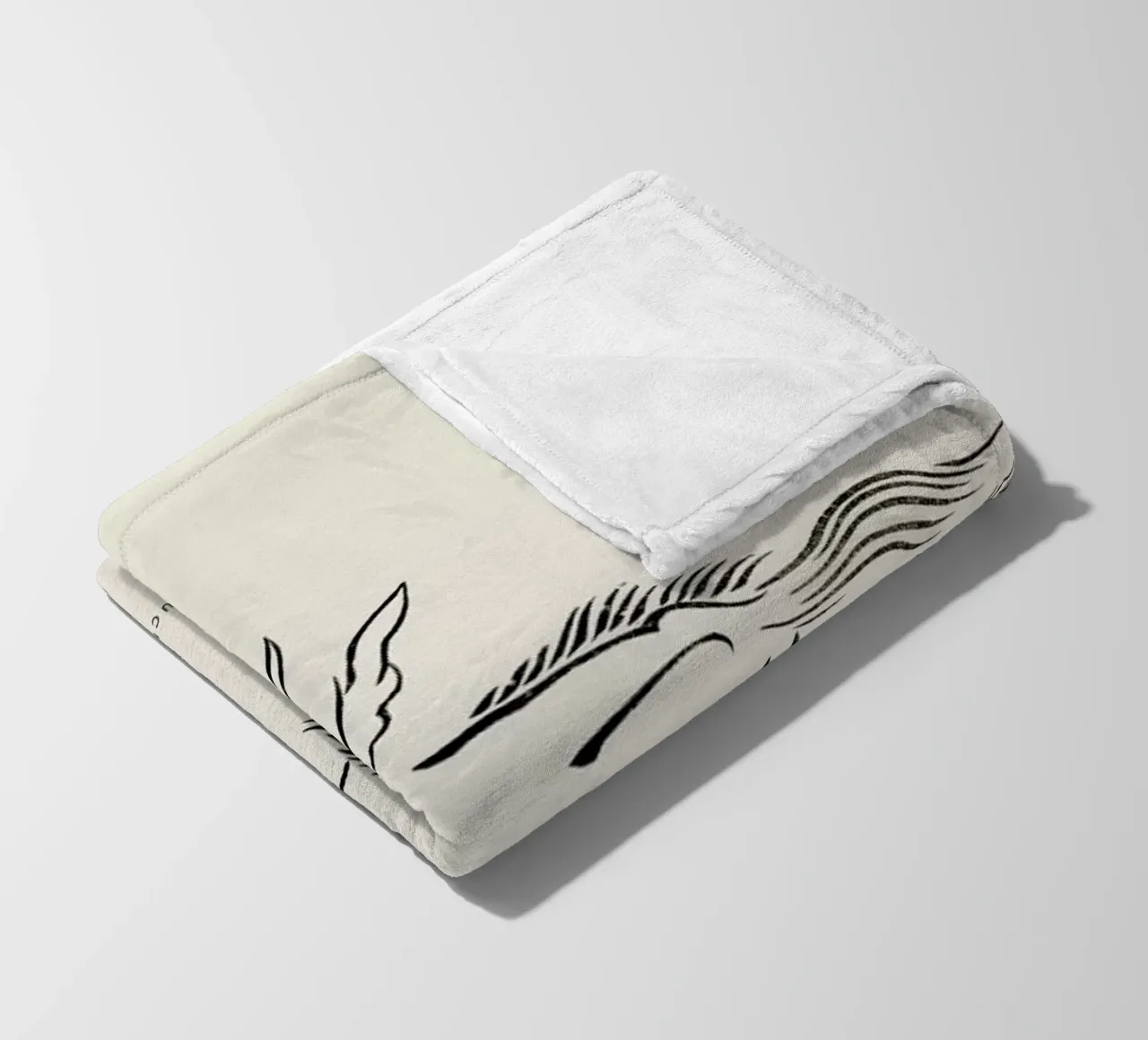 Tomoki - Pegasus Woodblock Print coperta in pile da Vintage by JUNIQE