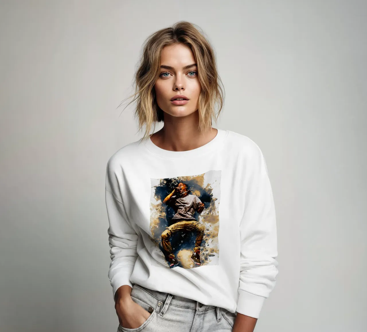 Sbaffo di salto di Travis Scott felpa da Gunawan Rb