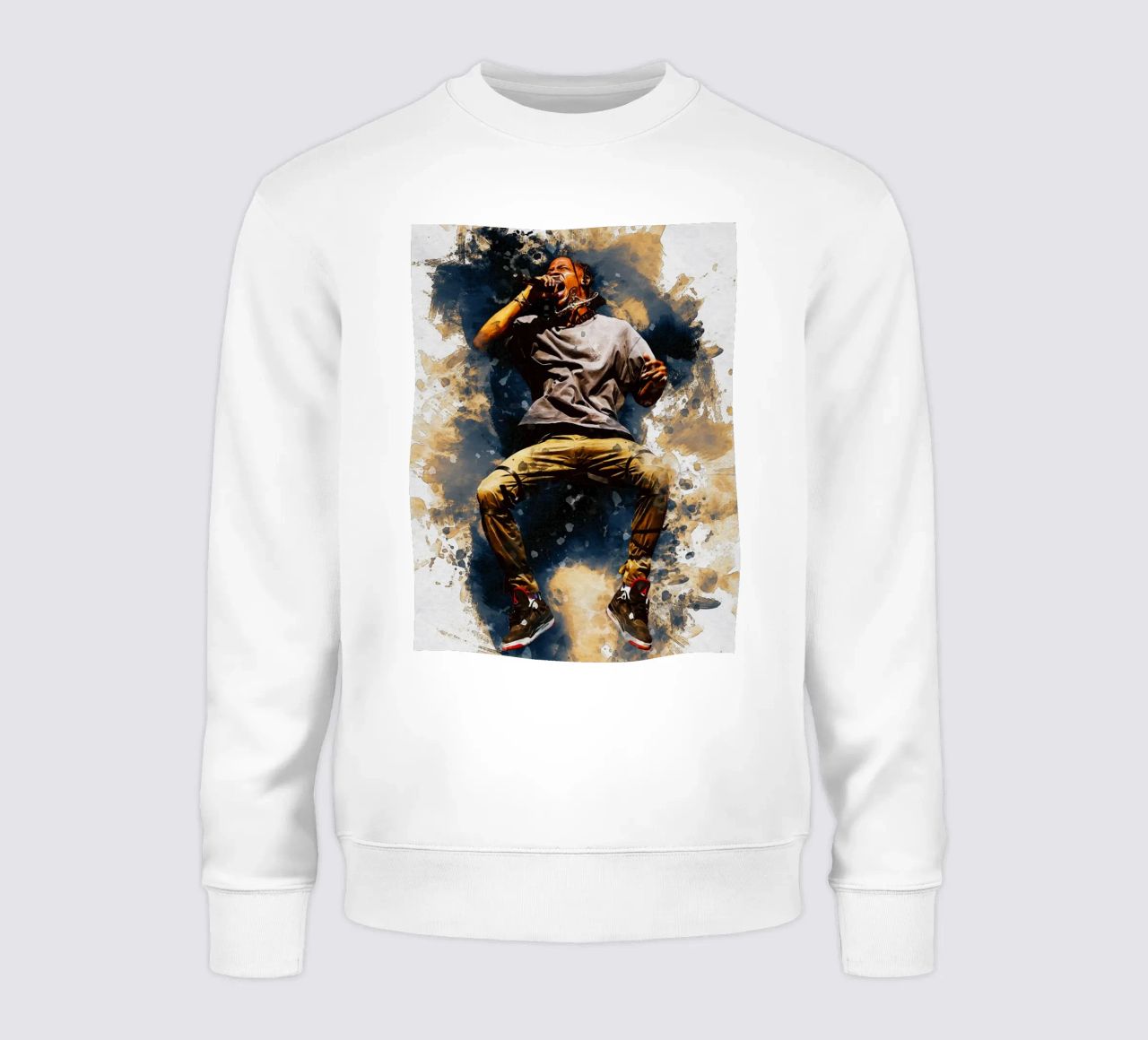 Sbaffo di salto di Travis Scott felpa da Gunawan Rb