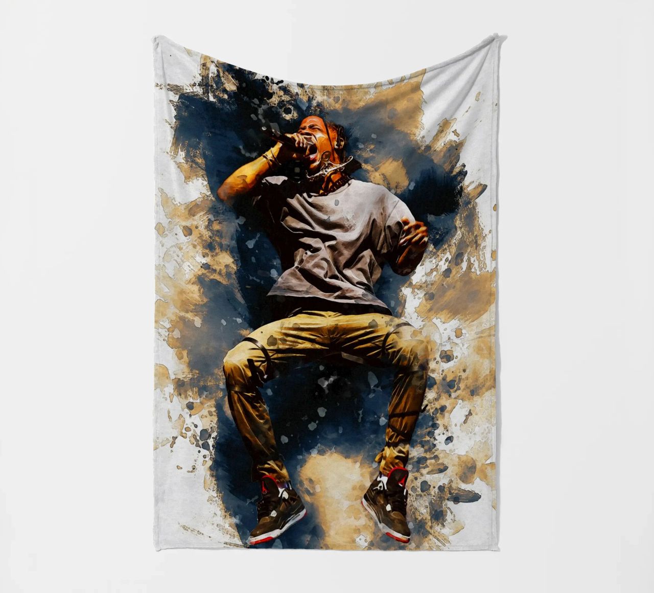 Smudge von Travis Scott springen Fleecedecke von Gunawan Rb