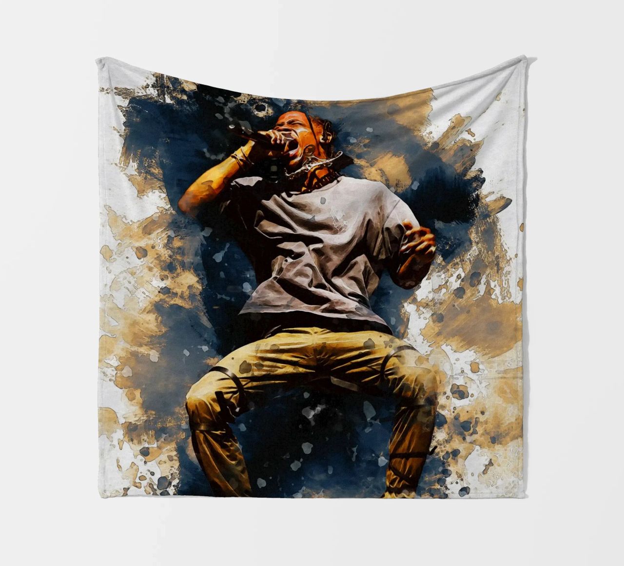 Smudge von Travis Scott springen Fleecedecke von Gunawan Rb