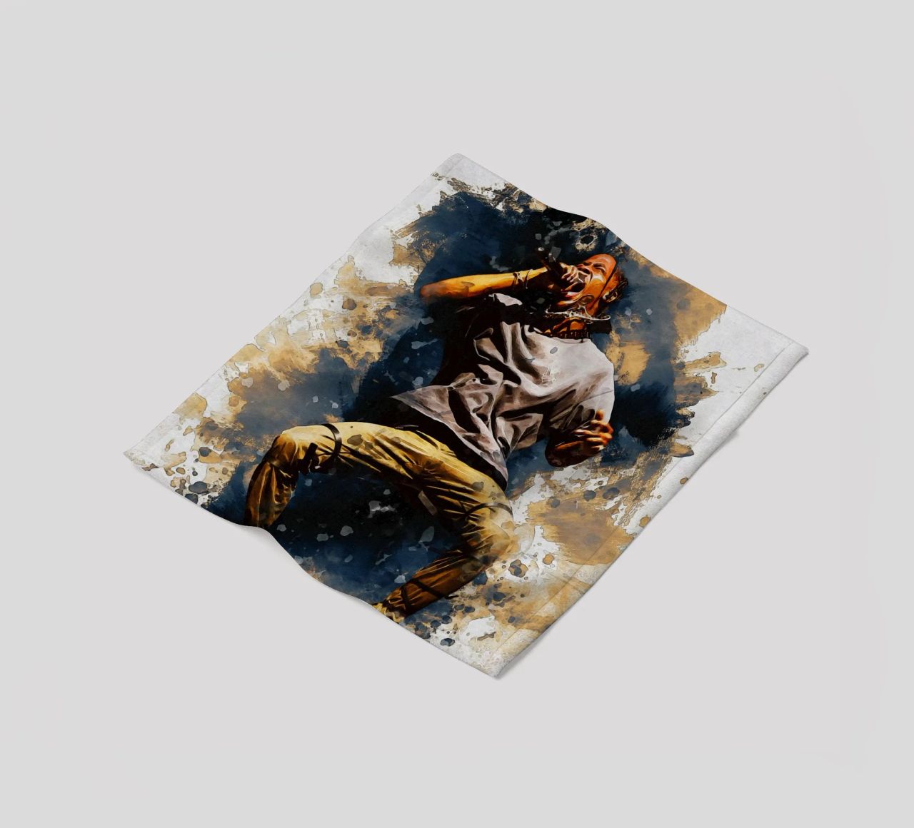 Smudge von Travis Scott springen Fleecedecke von Gunawan Rb