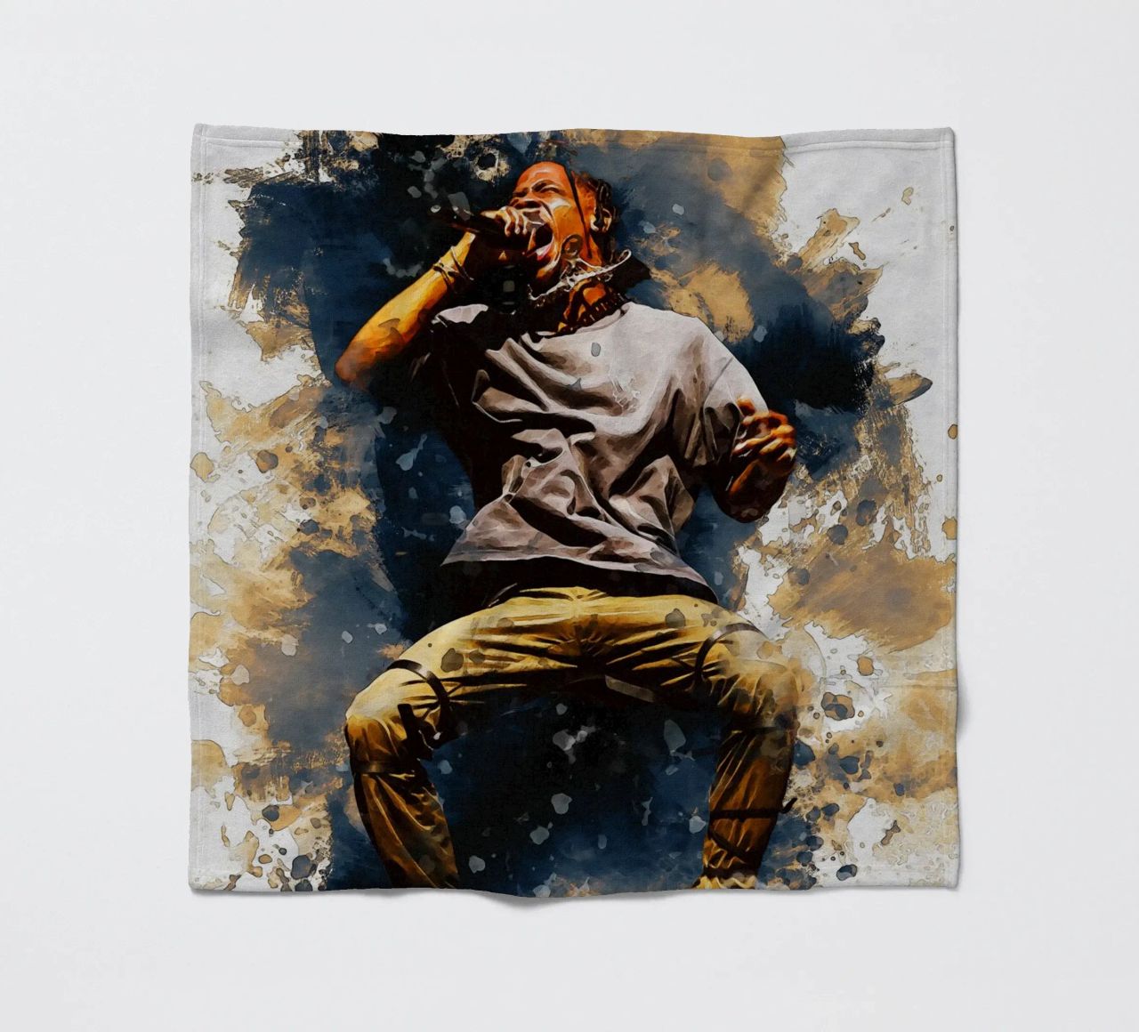 Smudge von Travis Scott springen Fleecedecke von Gunawan Rb