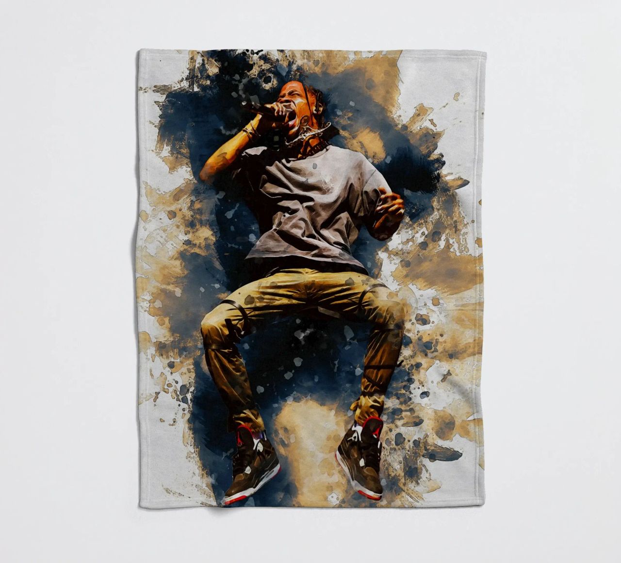 Smudge von Travis Scott springen Fleecedecke von Gunawan Rb