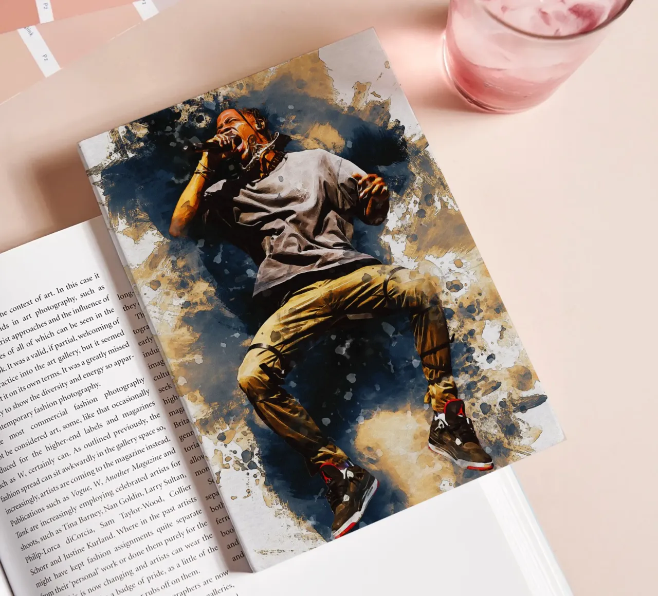 La tache du saut de Travis Scott carnet de notes de Gunawan Rb