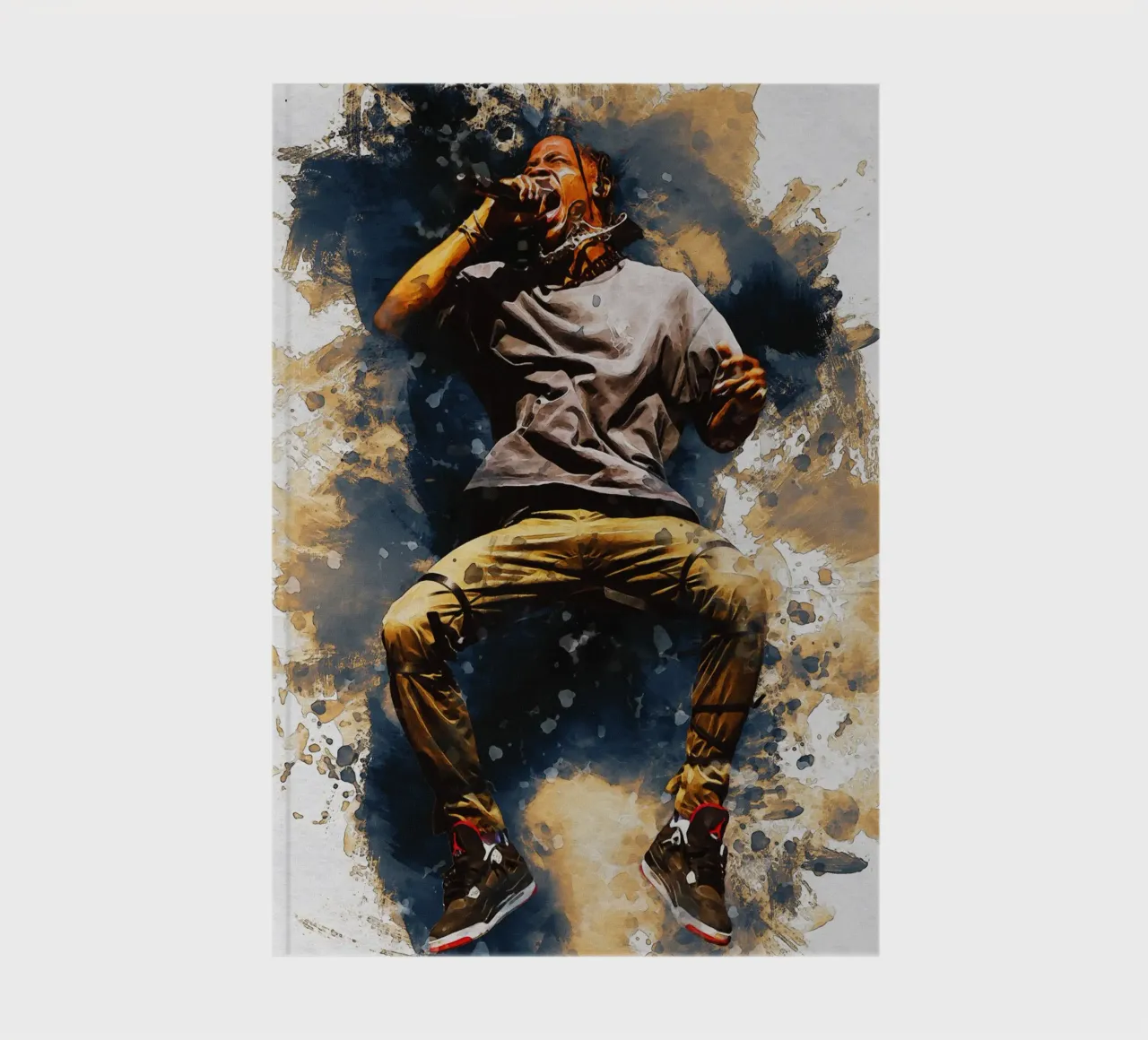 Smudge von Travis Scott springen Notizbuch von Gunawan Rb