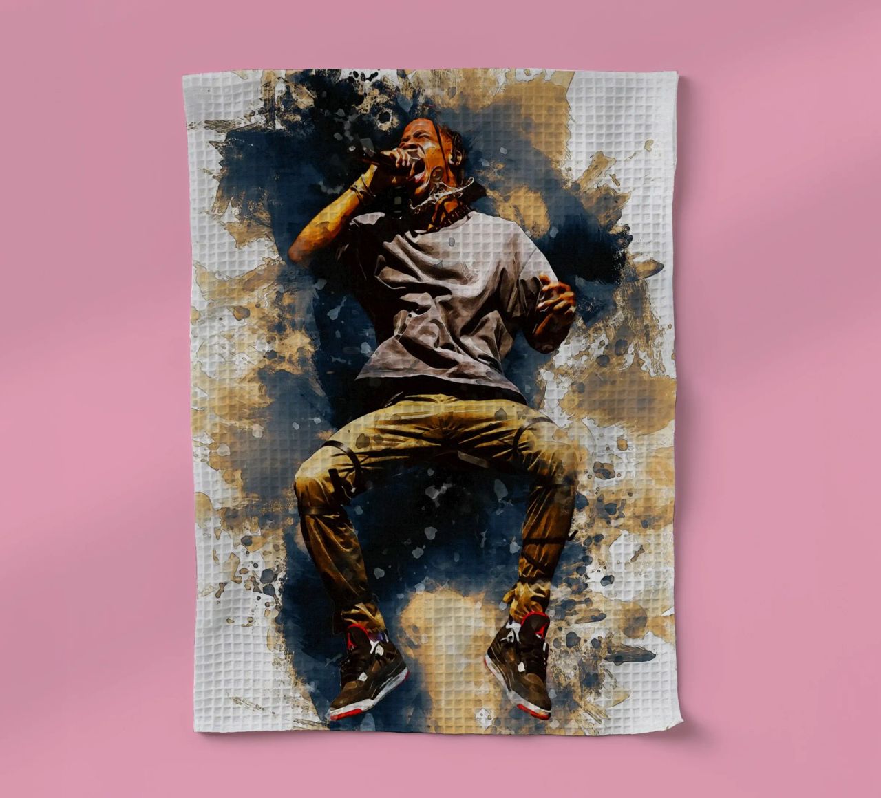 Smudge von Travis Scott springen Geschirrtuch von Gunawan Rb