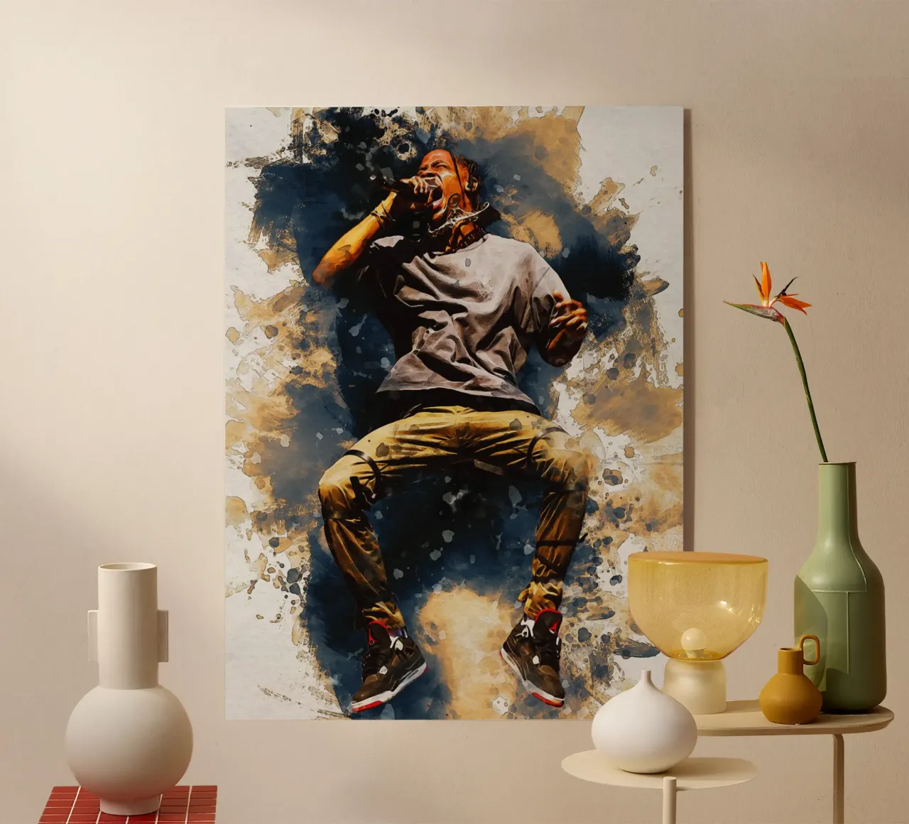 Sbaffo di salto di Travis Scott plexiglass da Gunawan Rb