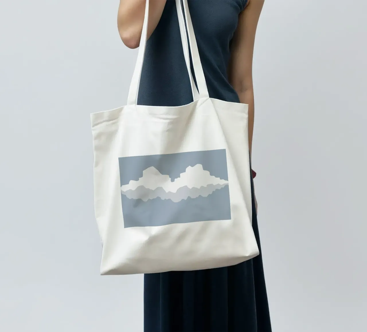 Cloudscape tote bag by Little Dean