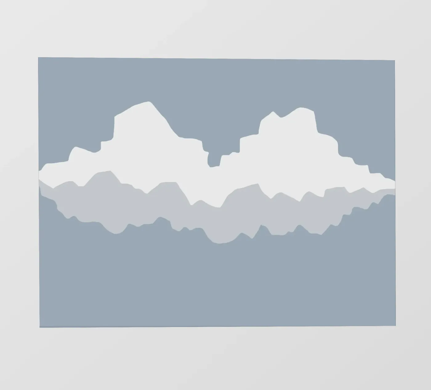 Paysage de nuages bâche pvc de Little Dean