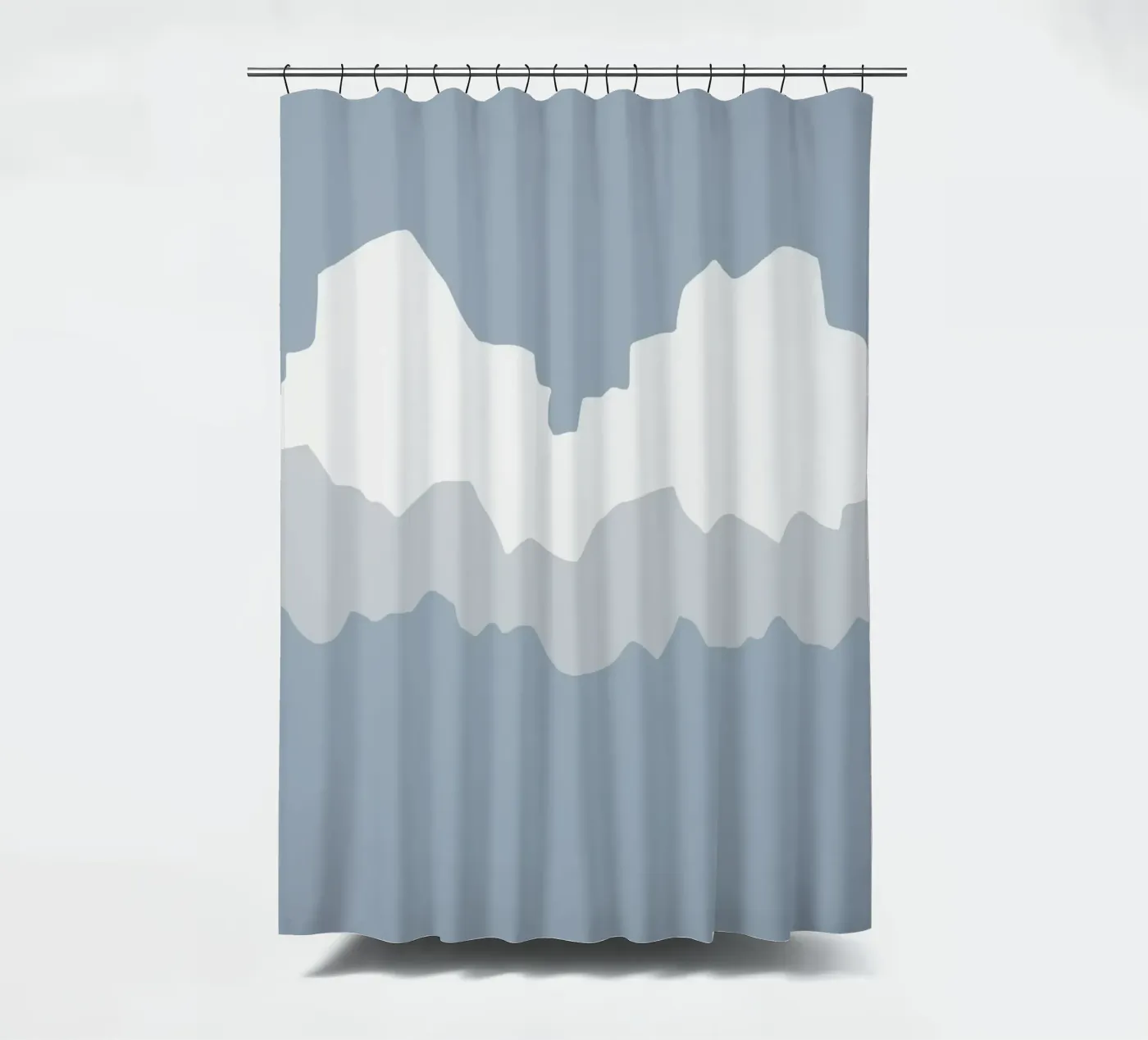 Cloudscape shower curtain by Little Dean