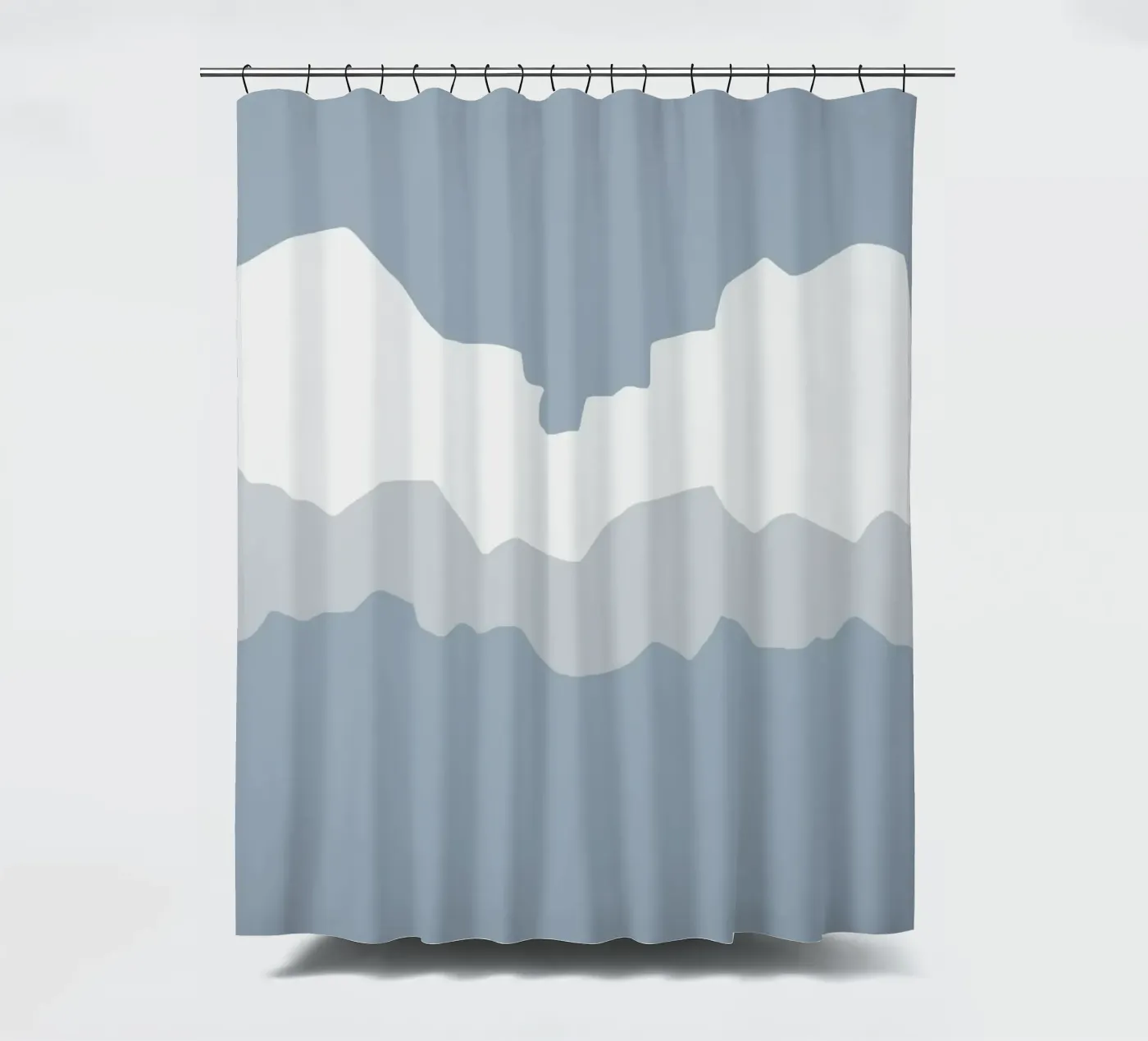 Cloudscape shower curtain by Little Dean