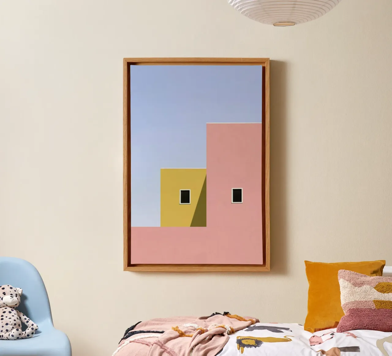 Faceade canvas van Rupert Höller