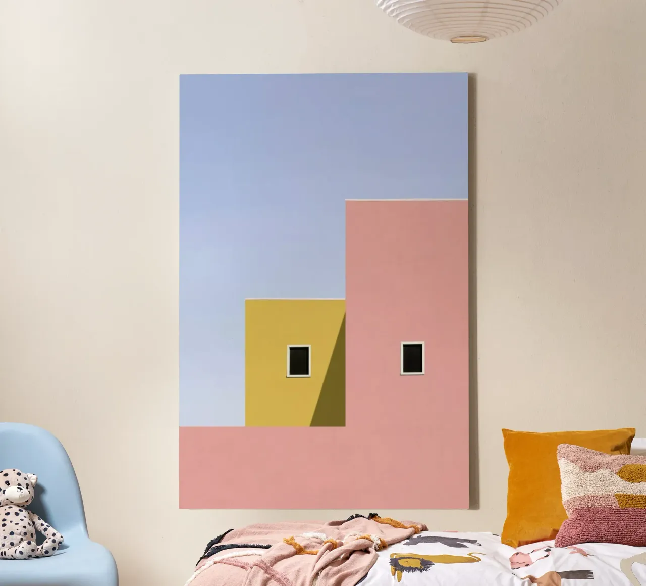 Faceade canvas van Rupert Höller