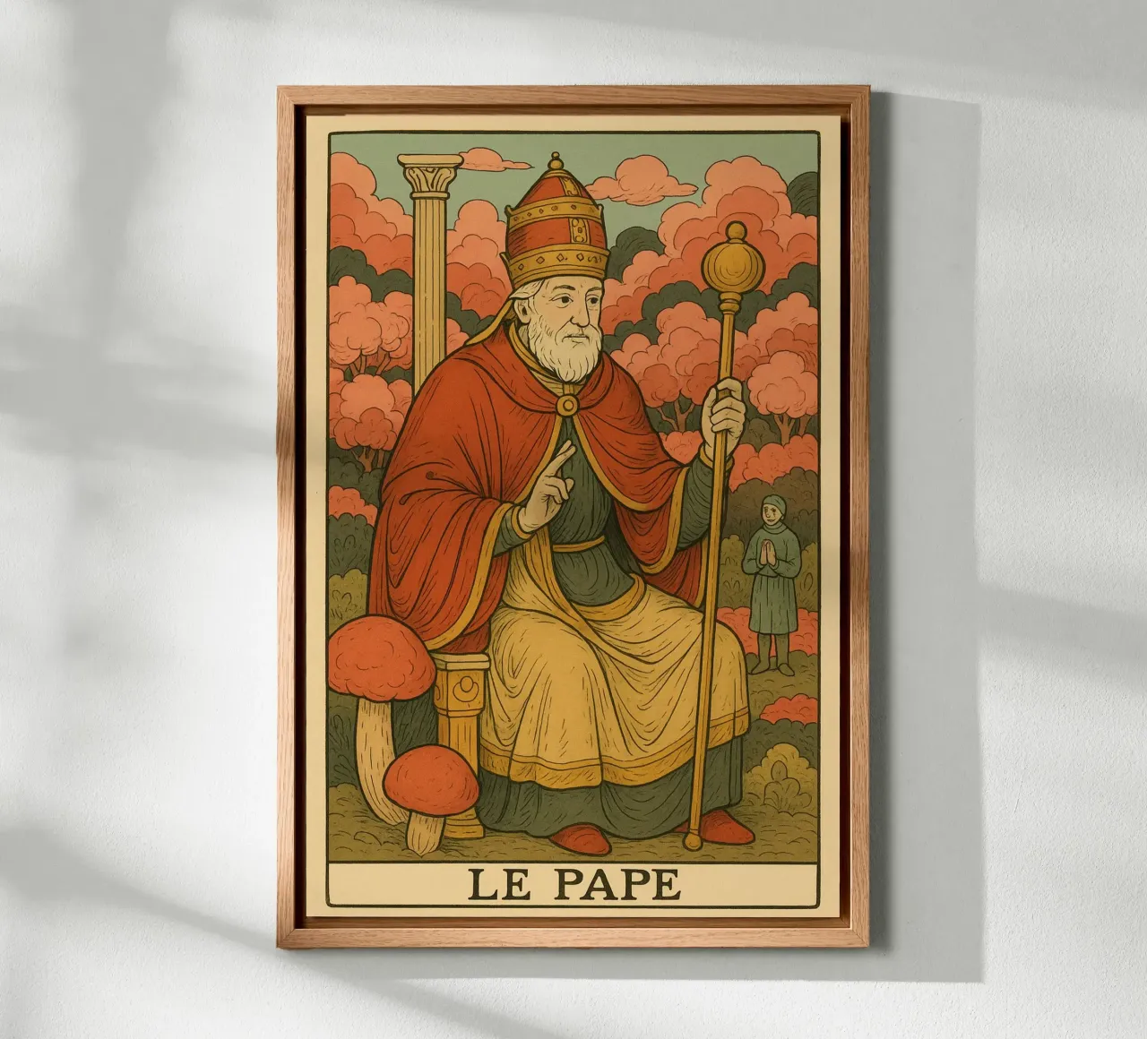 Le Pape canvas met Baklijst van MysticPixel