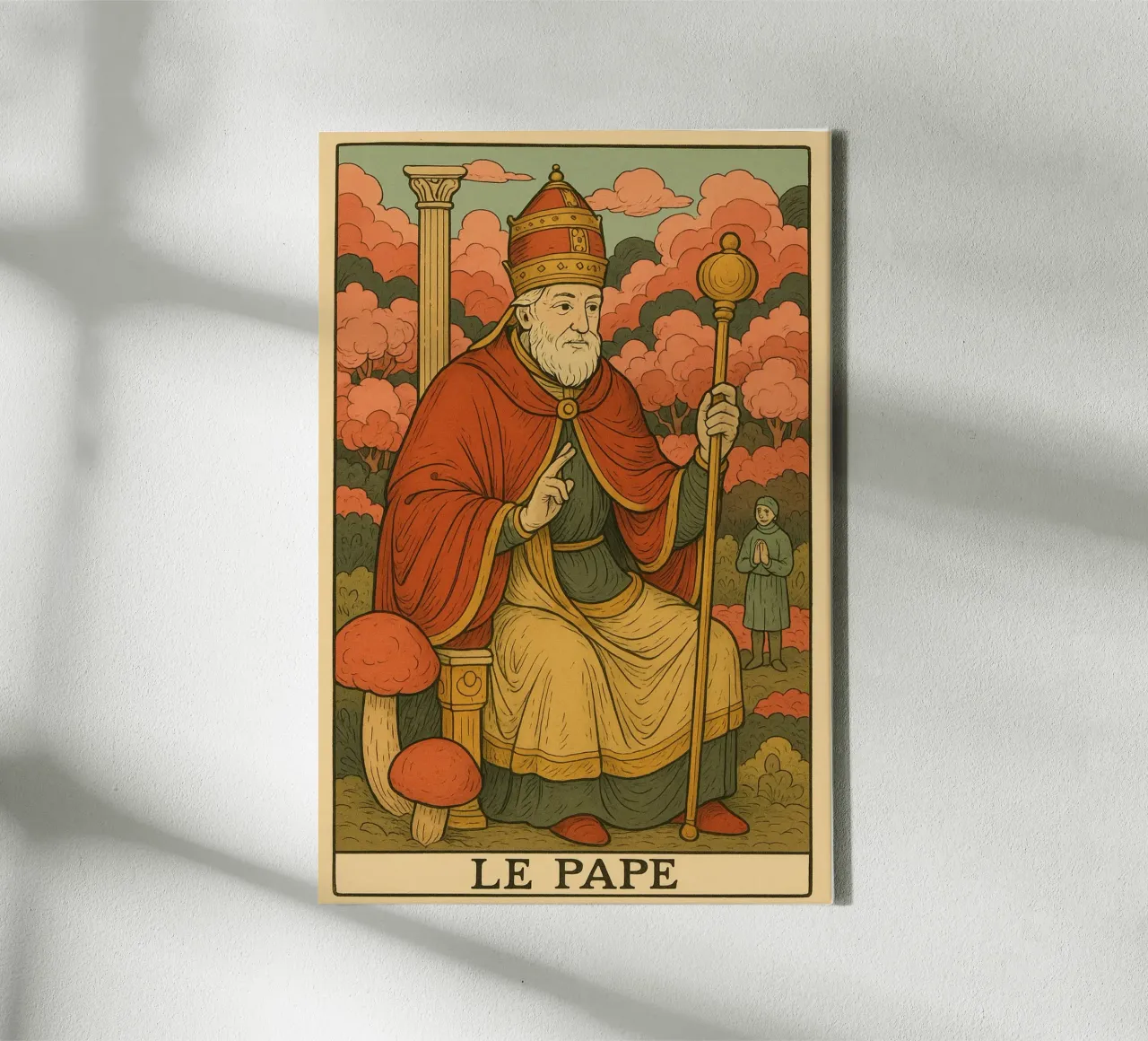 Le Pape canvas met Baklijst van MysticPixel