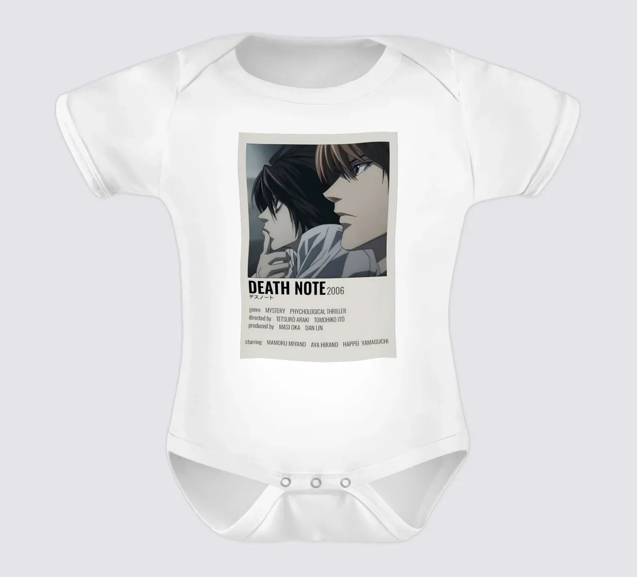 DEATH NOTE 2006 short-sleeve baby romper by Totoya