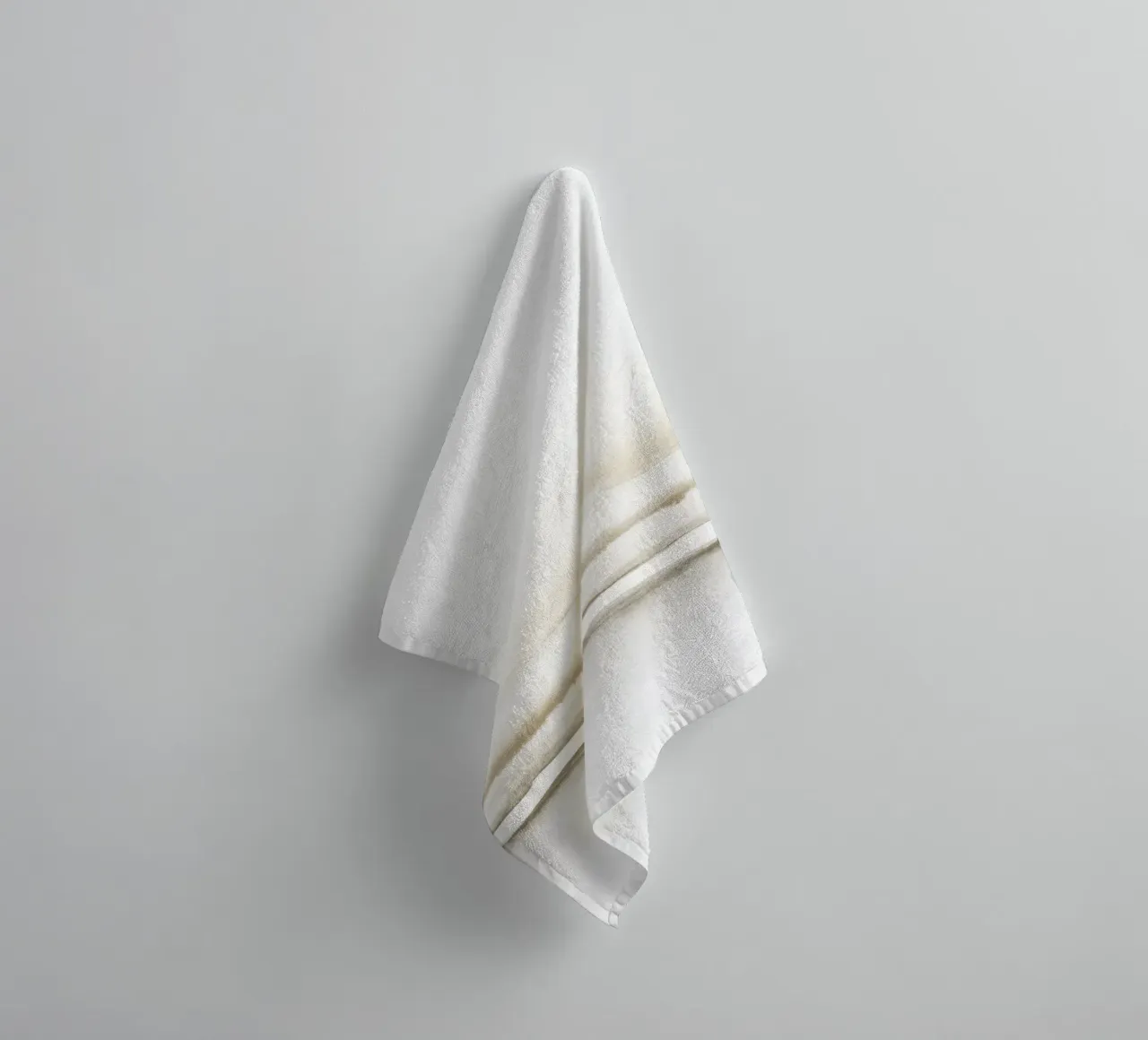 Abstract seascape in soft beige tones towel by NouveauPrints