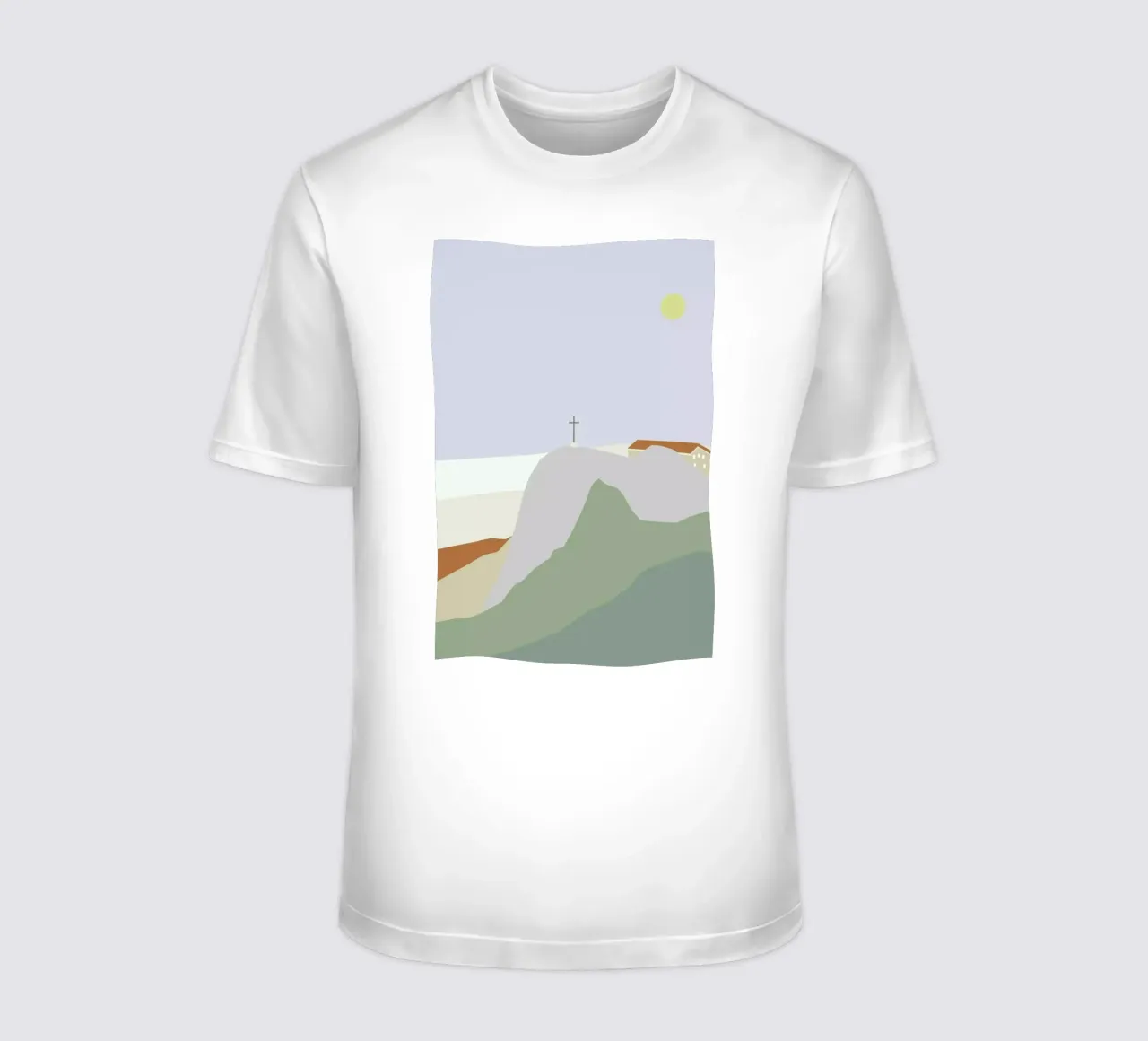 Hochfelln Mountain View t-shirt da XOXO Arte