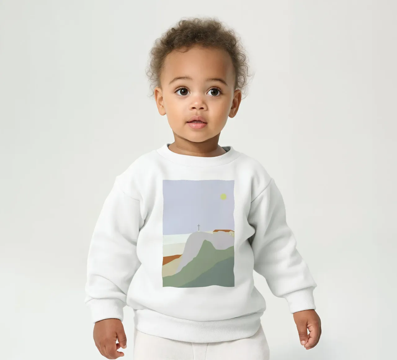 Hochfelln Mountain View felpa neonato da XOXO Arte