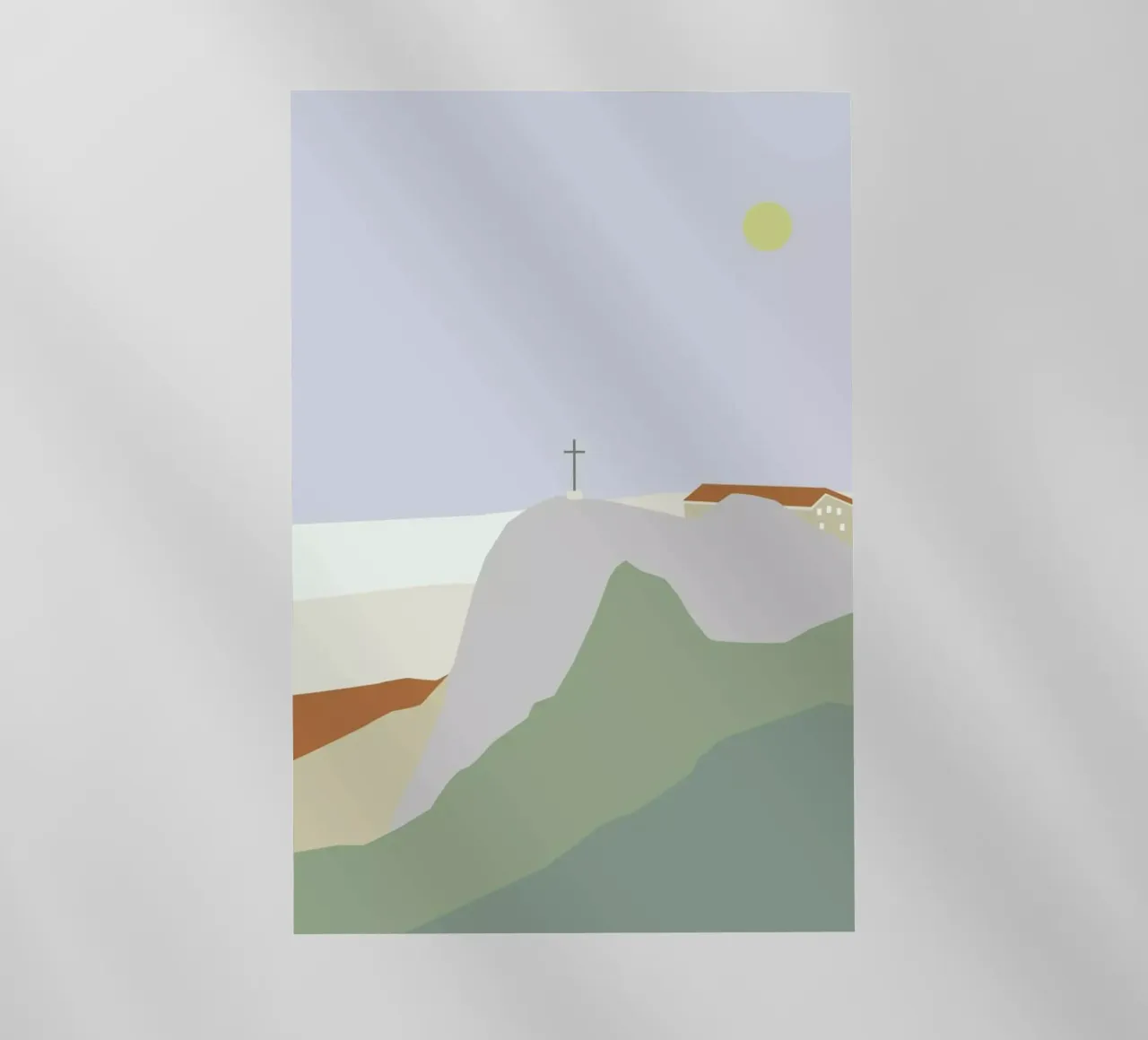 Hochfelln Mountain View pellicola backlit da XOXO Arte