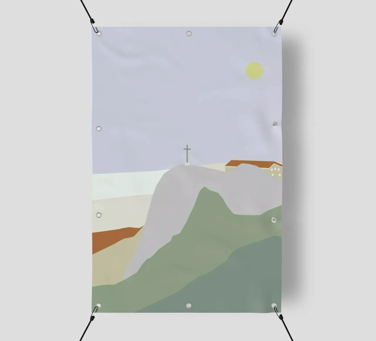 Hochfelln Mountain View telo in pvc da XOXO Arte