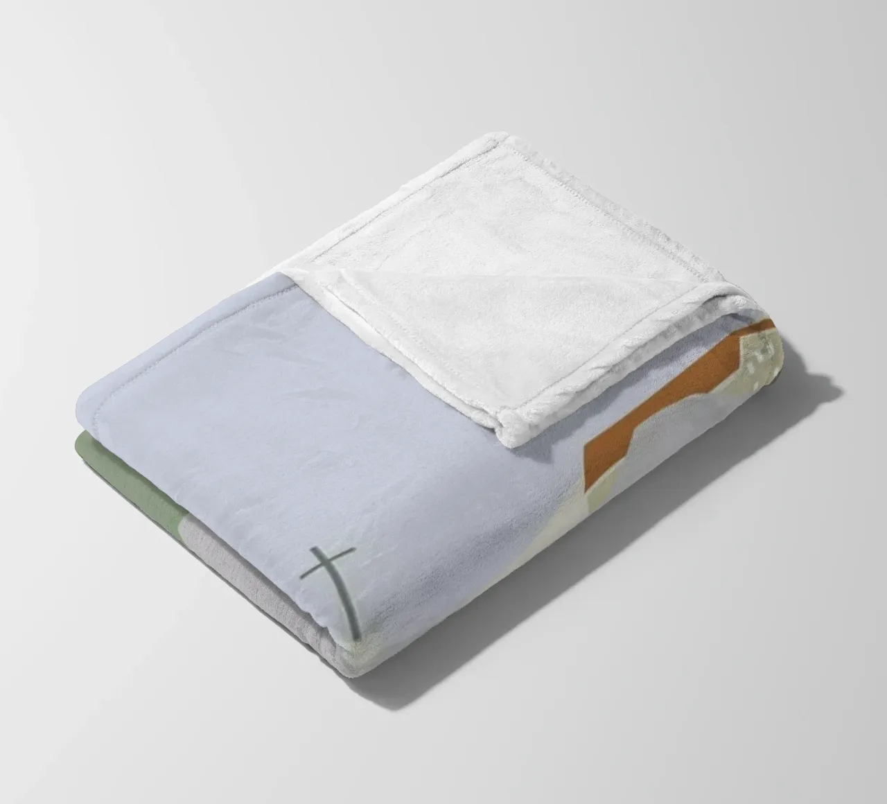 Hochfelln Mountain View coperta in pile da XOXO Arte