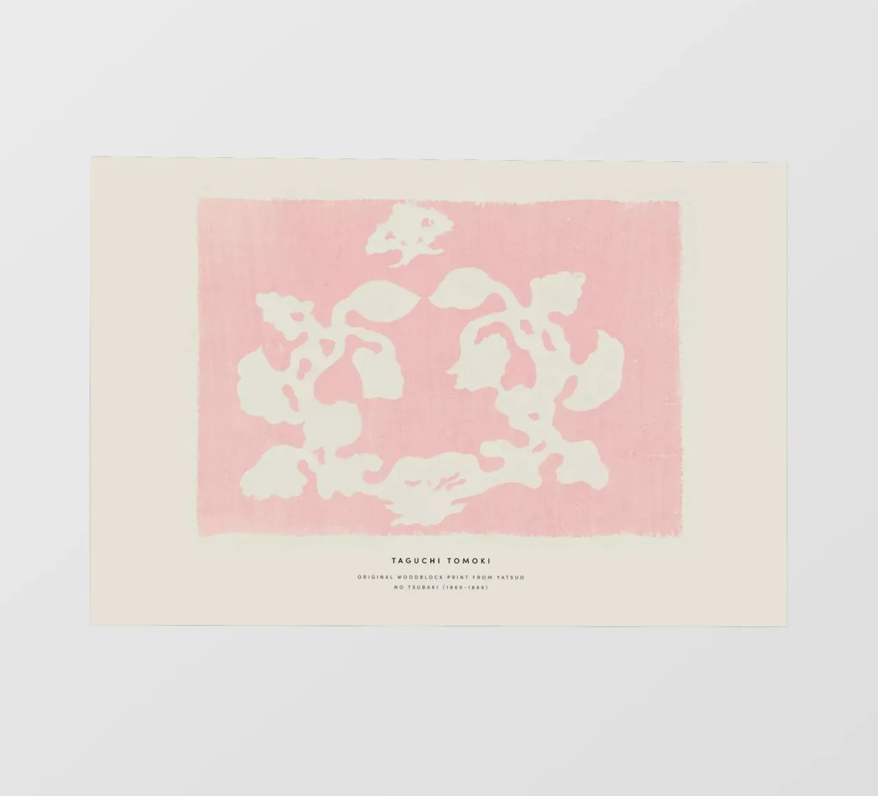 Tomoki - Nature Woodblock Print Backlit Folie von Vintage by JUNIQE