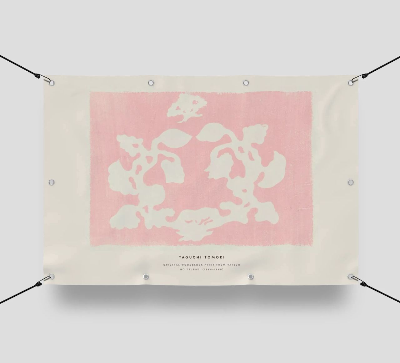 Tomoki - Nature Woodblock Print telo in pvc da Vintage by JUNIQE