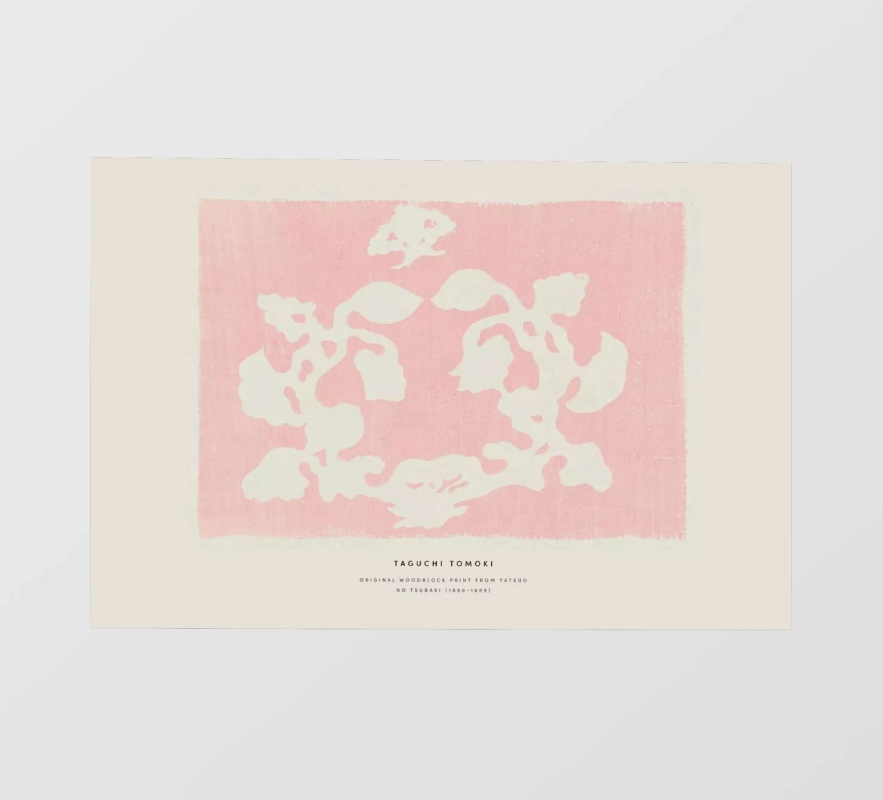 Tomoki - Nature Woodblock Print telo in pvc da Vintage by JUNIQE