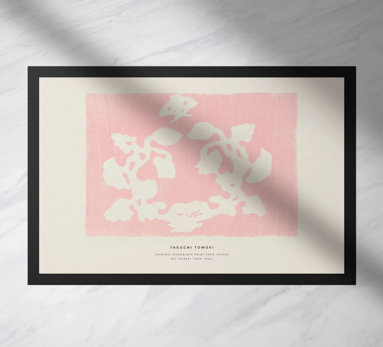 Tomoki - Nature Woodblock Print zerbino da Vintage by JUNIQE
