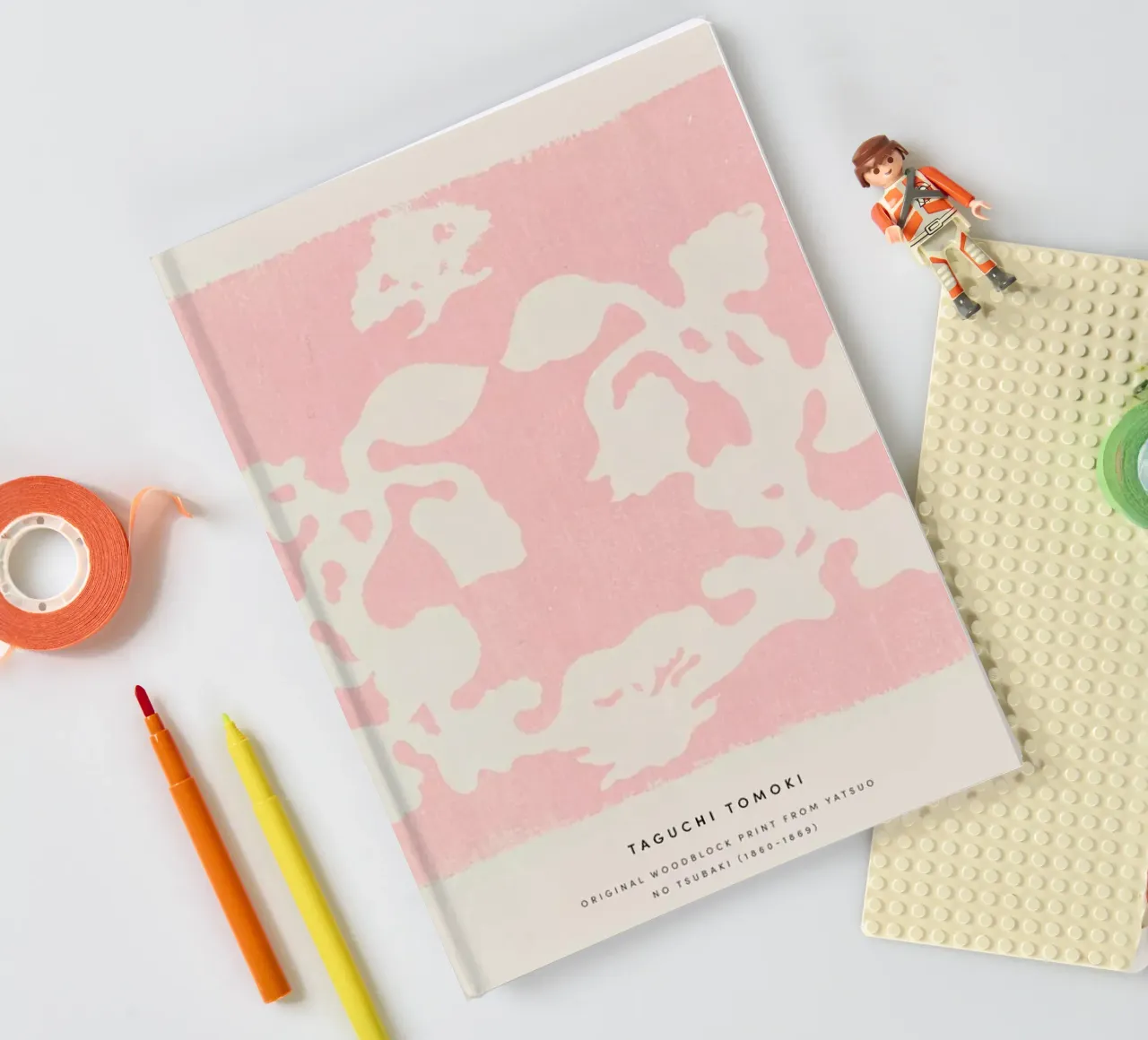Tomoki - Nature Woodblock Print notebook by Vintage by JUNIQE