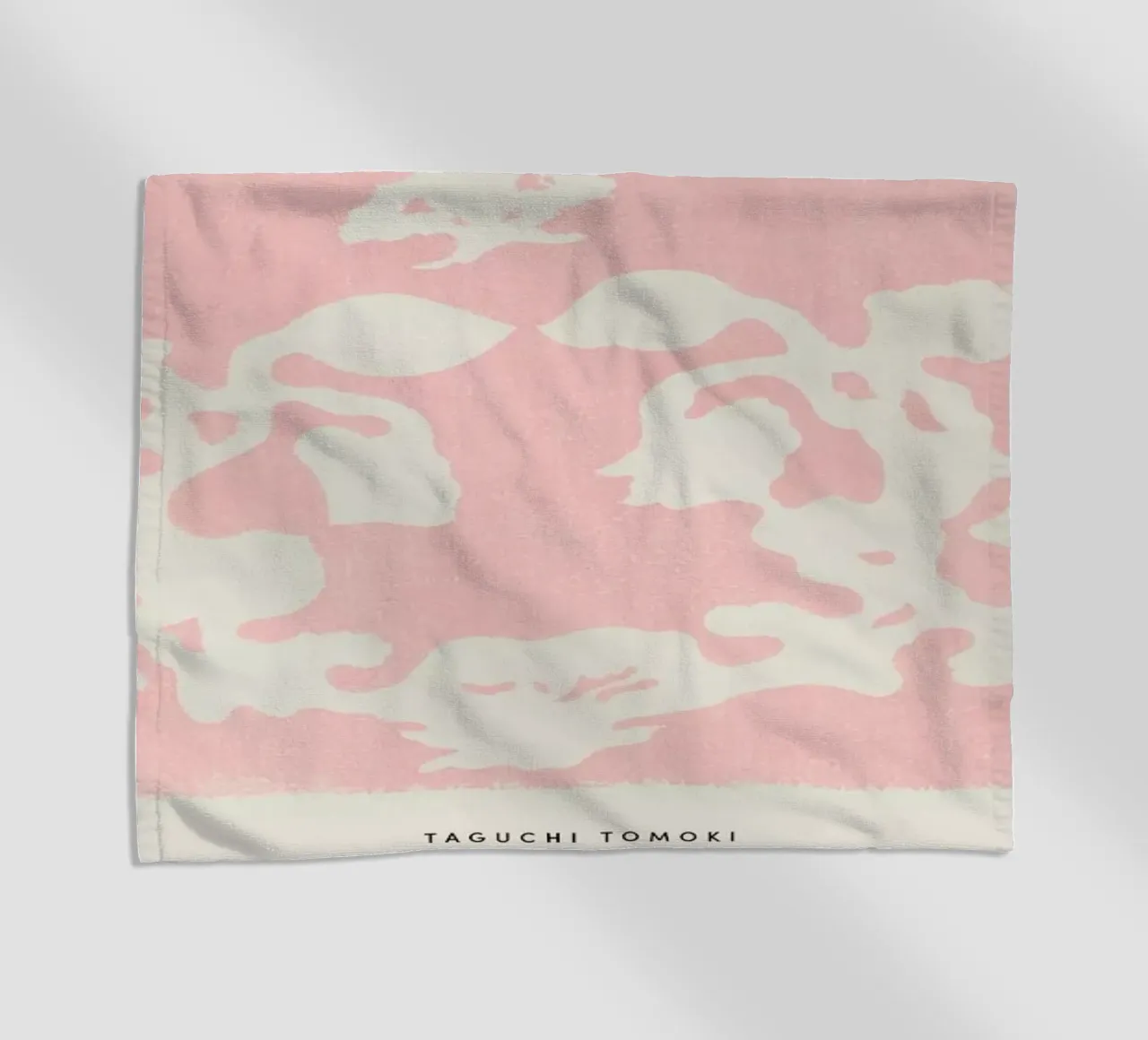 Tomoki - Nature Woodblock Print beach towel by Vintage by JUNIQE