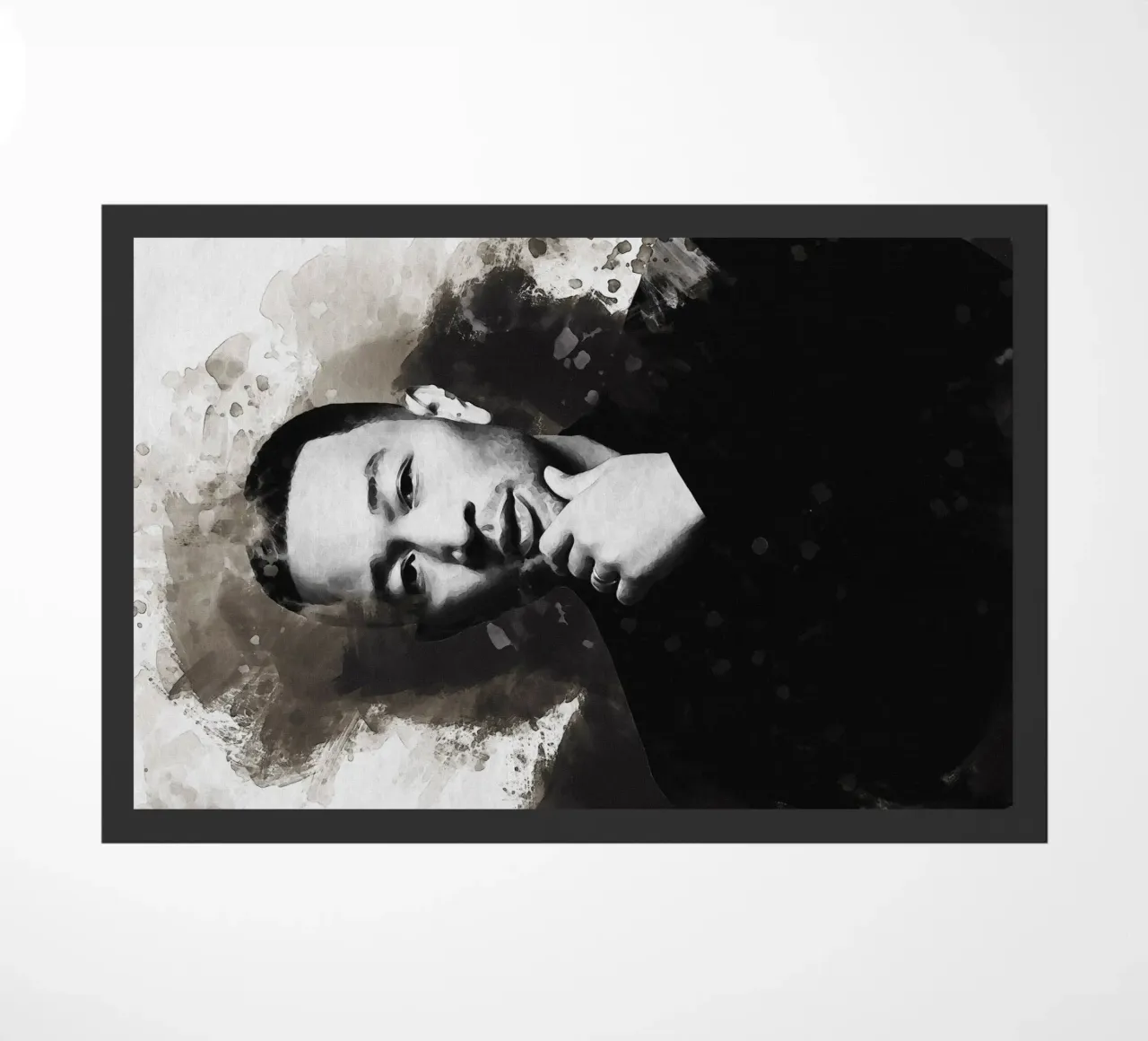 Macchia di ritratto John Legend zerbino da Gunawan Rb