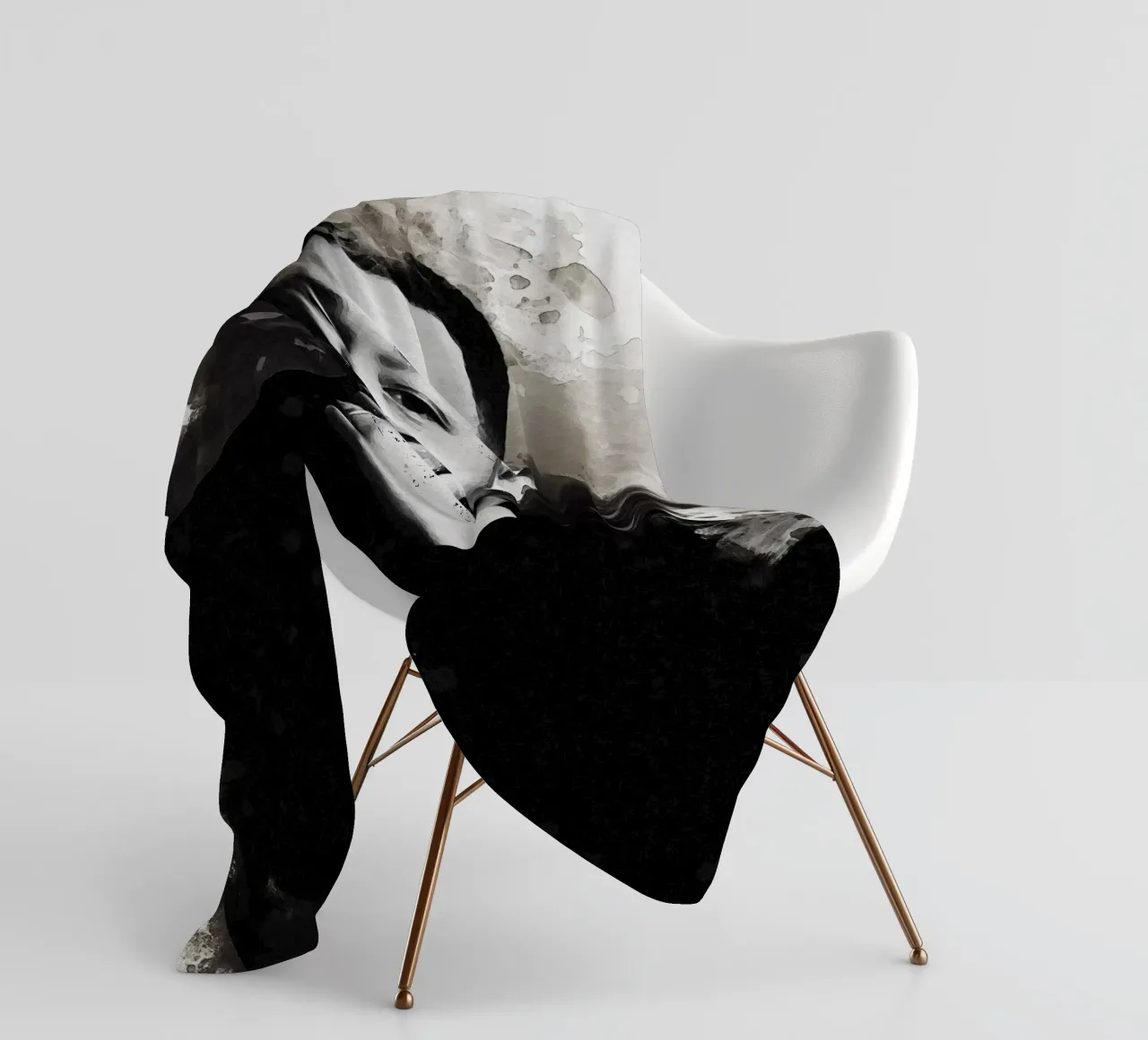 Macchia di ritratto John Legend coperta in pile da Gunawan Rb