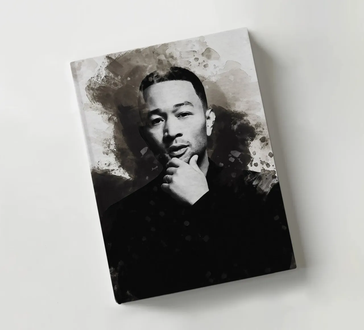 Macchia di ritratto John Legend diario da Gunawan Rb