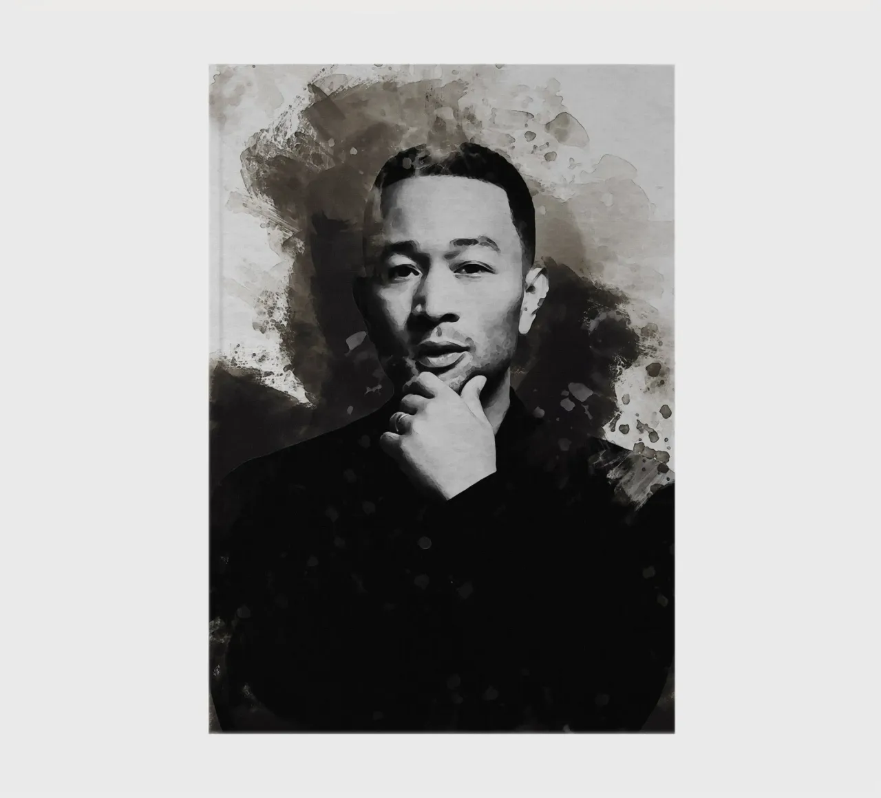 Macchia di ritratto John Legend diario da Gunawan Rb