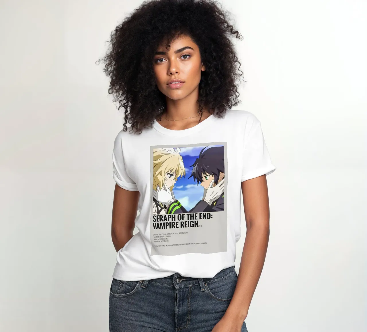 SERAPH OF THE END: VAMPIRE REIGN 2015 t-shirt da donna da Totoya