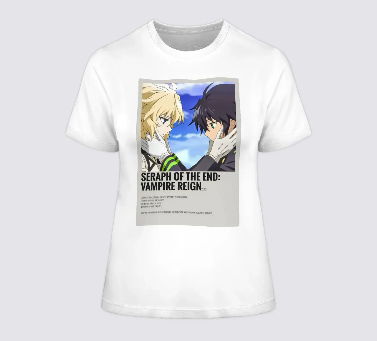 SERAPH OF THE END: VAMPIRE REIGN 2015 t-shirt da donna da Totoya
