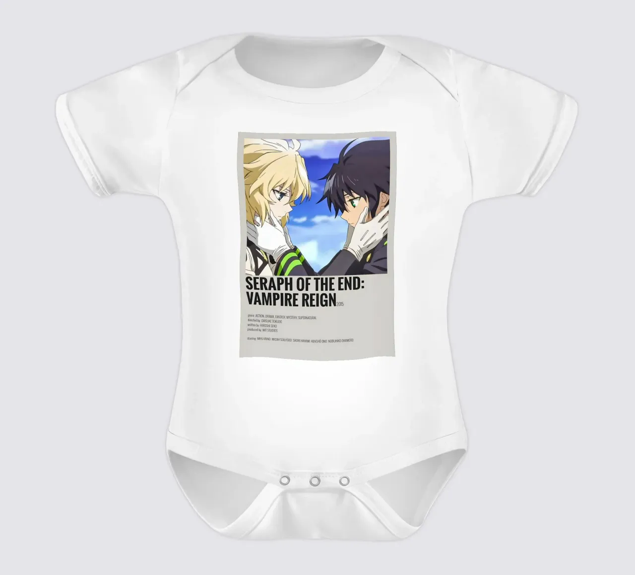 SERAPH OF THE END: VAMPIRE REIGN 2015 body neonato maniche corte da Totoya
