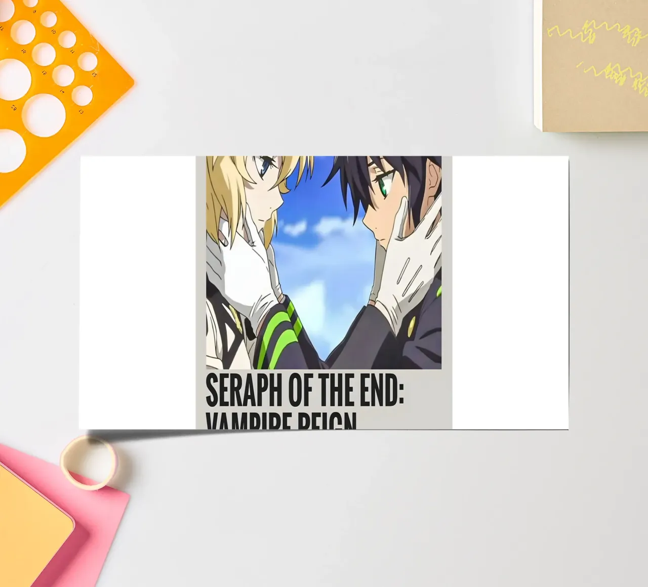 SERAPH OF THE END: VAMPIRE REIGN 2015 foglio adesivo da Totoya